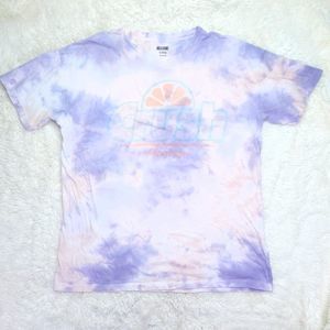 American Eagle Tailgate Orange Crush Tie Dye Soda Tee Pop Size S Vintage Look